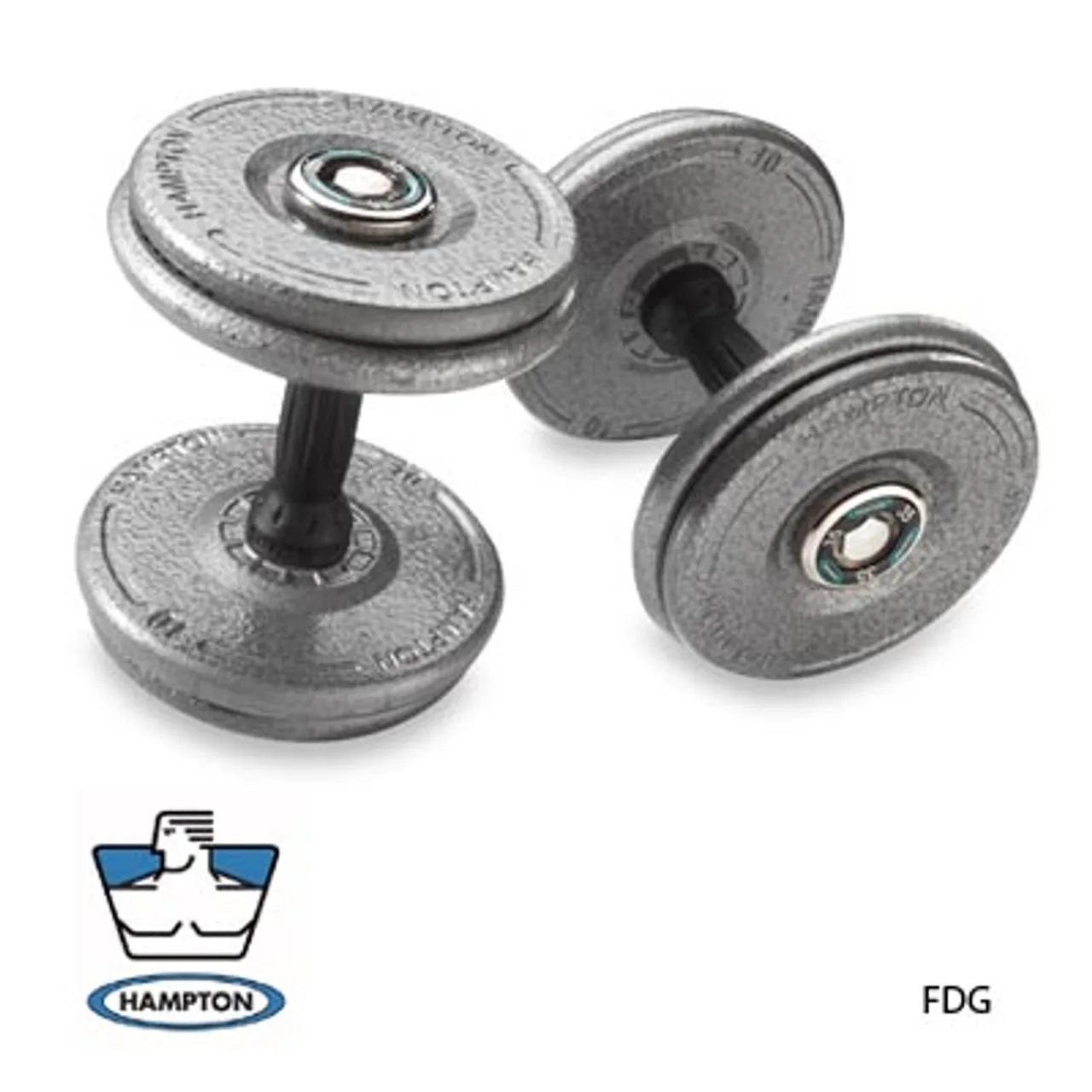 Hampton Chrome Beauty Grip 12 Pair Set