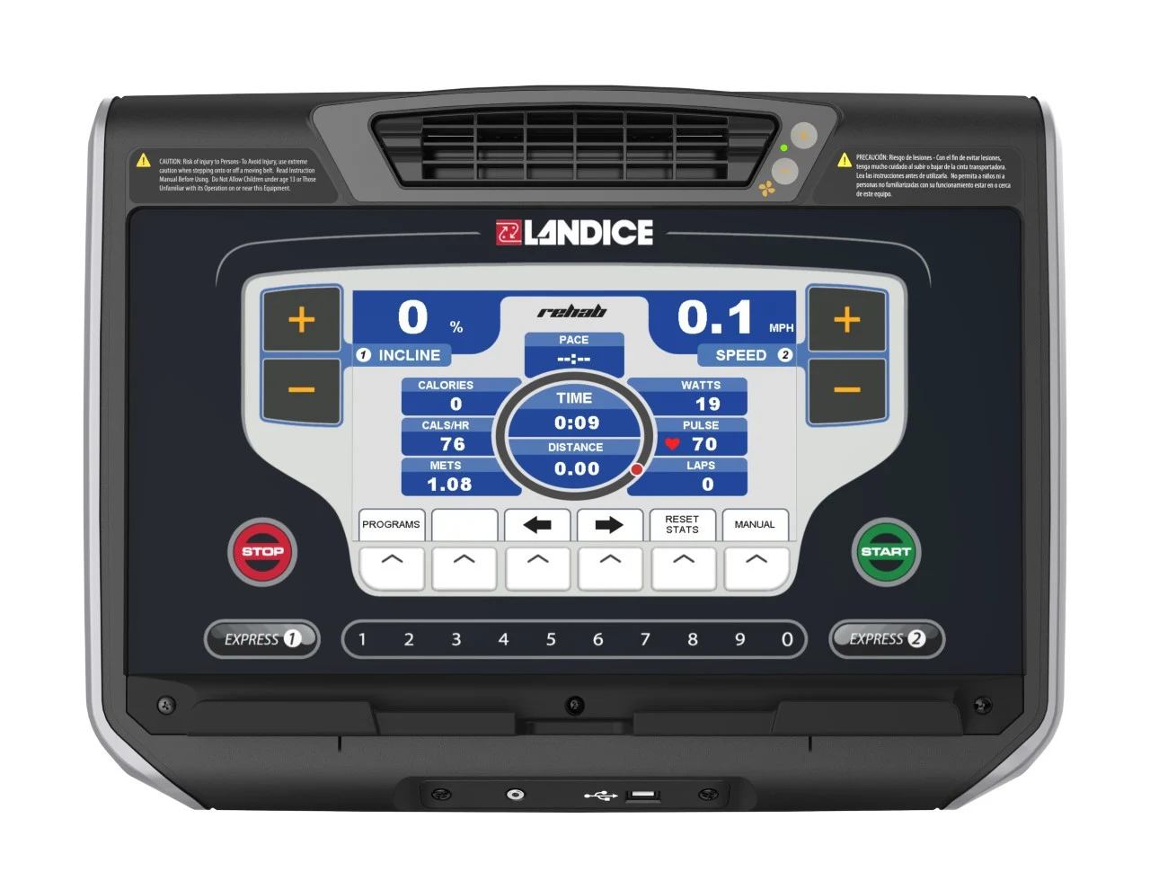 Landice L8 RTM Rehabilitation