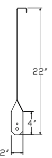 Suspension Bracket For Non-Oscillating Amb