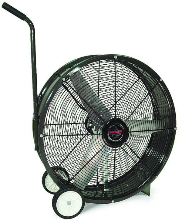 Portable cooler fan